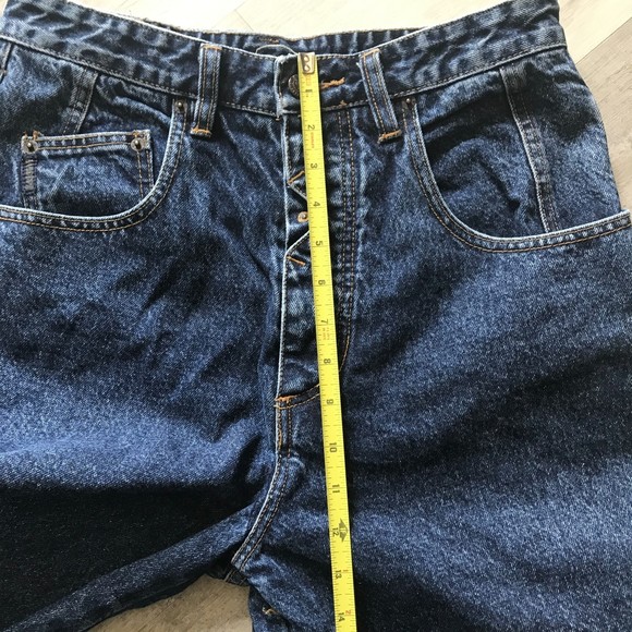 New Direction Original Legend Atypical Button Fly High Rise Mom Jeans sz 32 - Picture 12 of 13